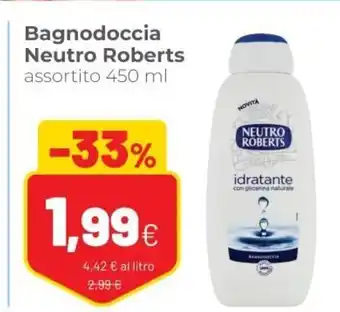Coop Bagnodoccia Neutro Roberts 450ml offerta