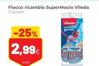 Coop Fiocco ricambio SuperMocio Vileda 3 Action offerta