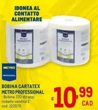 Metro Metro Professional Bobina Cartatex 370 strappi offerta