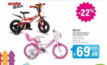 Rocco Giocattoli Bici 12" offerta