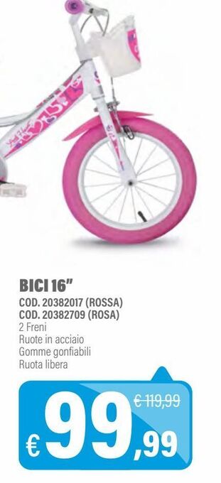 Rocco Giocattoli Bici 16" offerta