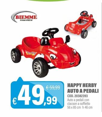 Happy herby auto a pedali