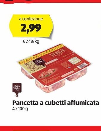 ALDI Pancetta a cubetti il tagliere del re offerta
