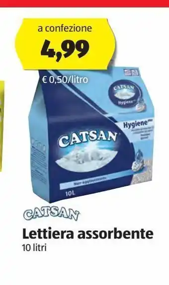 ALDI Lettiera assorbente catsan offerta
