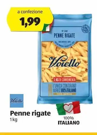 ALDI Penne rigate voiello offerta
