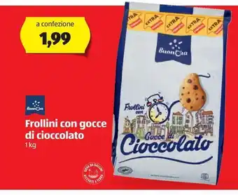 ALDI Frollini con gocce di cioccolato buon ora offerta