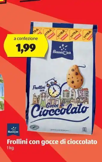 ALDI Buon ora frolini con gocce di cioccoloato offerta