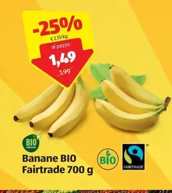 ALDI Banane natura bio offerta