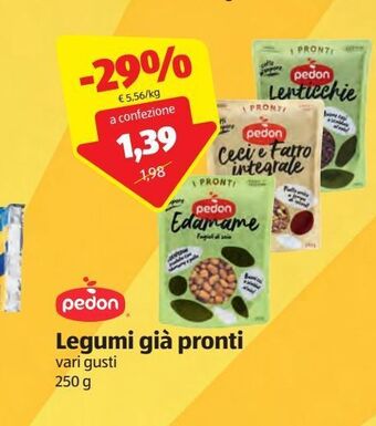 ALDI Legumi gia pronti pedon offerta