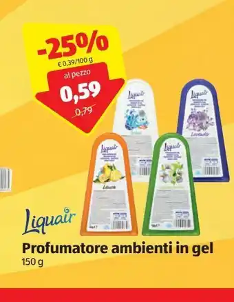 Profumatore ambiente in gel  liquori
