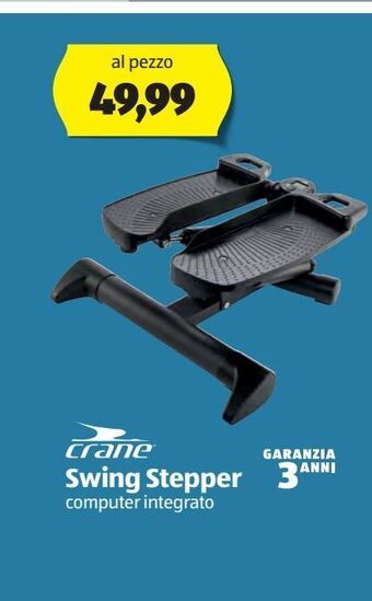 Crane swing stepper