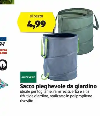 ALDI Sacco pieghevole giardino gardenline offerta