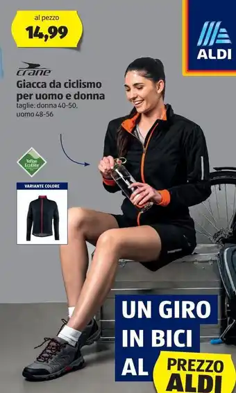 ALDI Giacca da ciclismo per umo e donna crane offerta