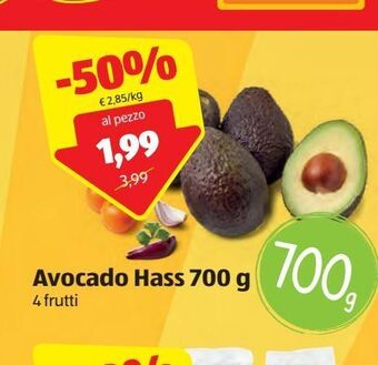 ALDI Avocado hass 700 g offerta