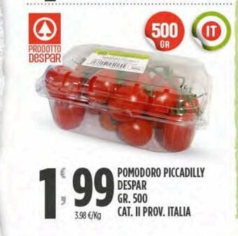 Despar Pomodoro piccadilly despar offerta