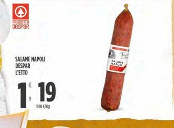 Despar Salame napoli despar offerta