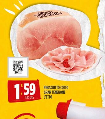 Despar Prosciutto cotto gran tenerone offerta