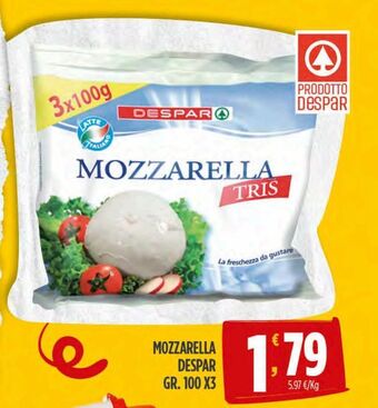Despar Mozzarella despar offerta