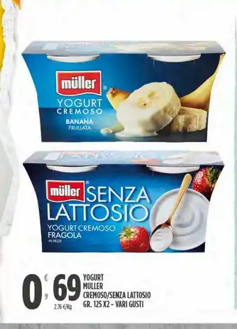 Despar Yogurt muller cremoso/senza lattosio offerta