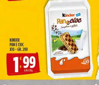 Despar Kinder pan e cioc offerta