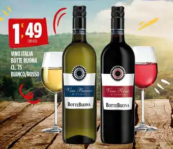 Despar Vino italia botte buona bianco/ rosso offerta