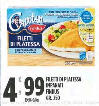 Eurospar Filetti di platessa findus offerta