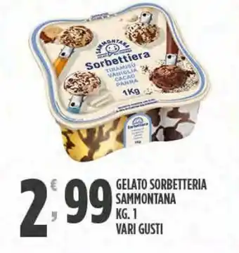 Gelato sorbetteria sammontana