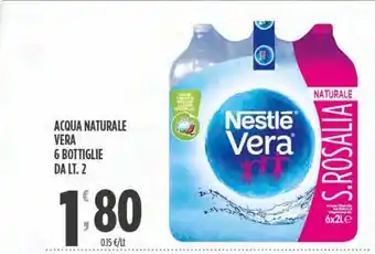 Eurospar Acqua naturale vera offerta