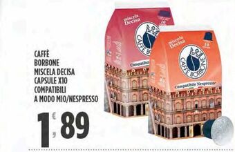 Eurospar Caffè borbone offerta