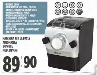 Eurospar Macchina per la pasta improve offerta