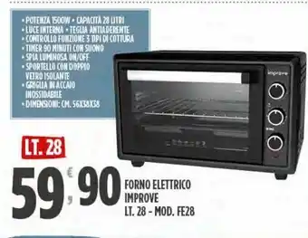 Eurospar Forno elettrico improve offerta