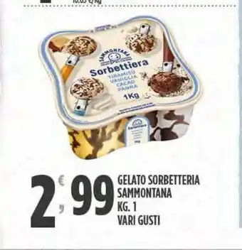 Despar Gelato sorbetteria sammontana 1 kg vari gusti offerta