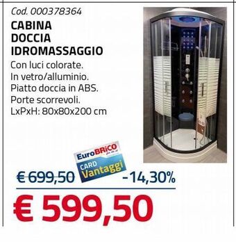 Cabina doccia idromassaggio