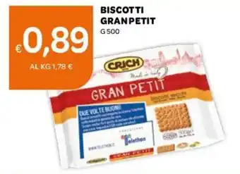 Ekom Biscotti Granpetit 500g offerta