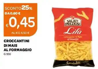 Ekom Croccantini Di Mais Al Formaggio 100g offerta