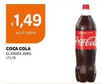 Ekom Coca Cola Classica, Zero 1,75L offerta