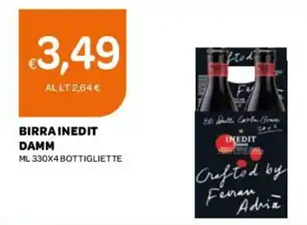 Ekom Birra Inedit Damm 330mlx4 offerta