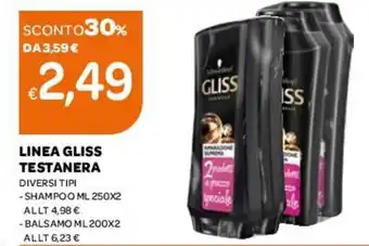 Ekom Linea Gliss Testanera offerta