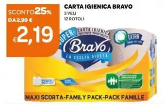 Ekom Carta Igienica Bravo offerta