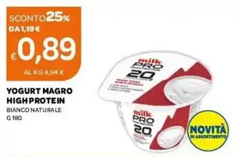Ekom Yogurt Magro High Protein 180g offerta
