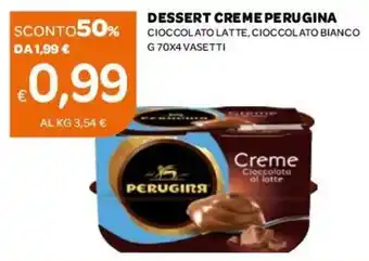 Ekom Dessert Creme Perugina 70gx4 offerta