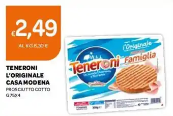 Ekom Teneroni L'Originale Casa Modena 75gx4 offerta