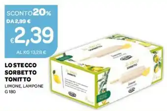 Ekom Lo Stecco Sorbetto Tonitto 180g offerta