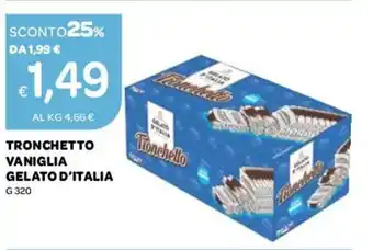 Ekom Tronchetto Vaniglia Gelato D'Italia 320g offerta