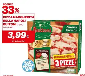 Ekom Pizza Margherita Bella Napoli Buitoni 900g offerta