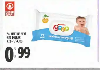 Despar Salviettine bebé xme despar offerta