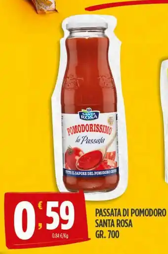 Despar Passata di pomodoro santa rosa offerta