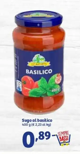In'S Mercato Sugo Al Basilico 400g offerta