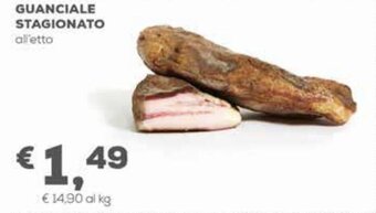 Pan Guanciale Stagionato All'Etto offerta