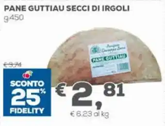 Pan Pane Guttiau Secci di Irgoli g.450 offerta